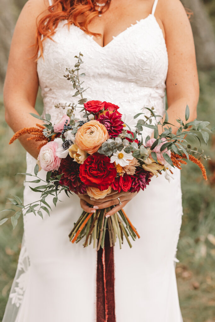 Fall bridal bouquet