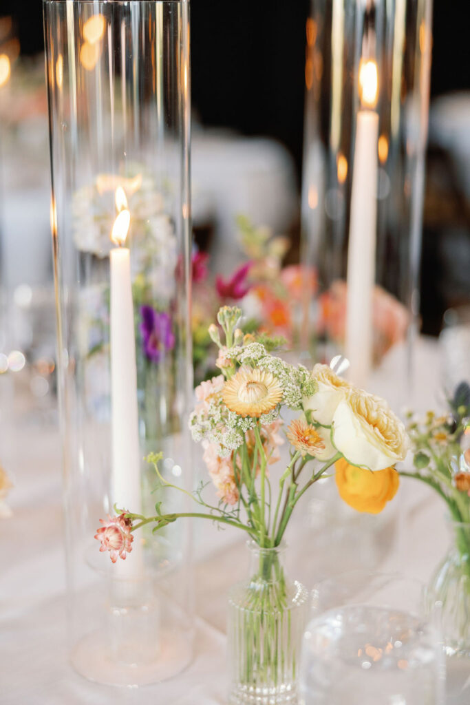 Jackson Hole wedding florist bud vases