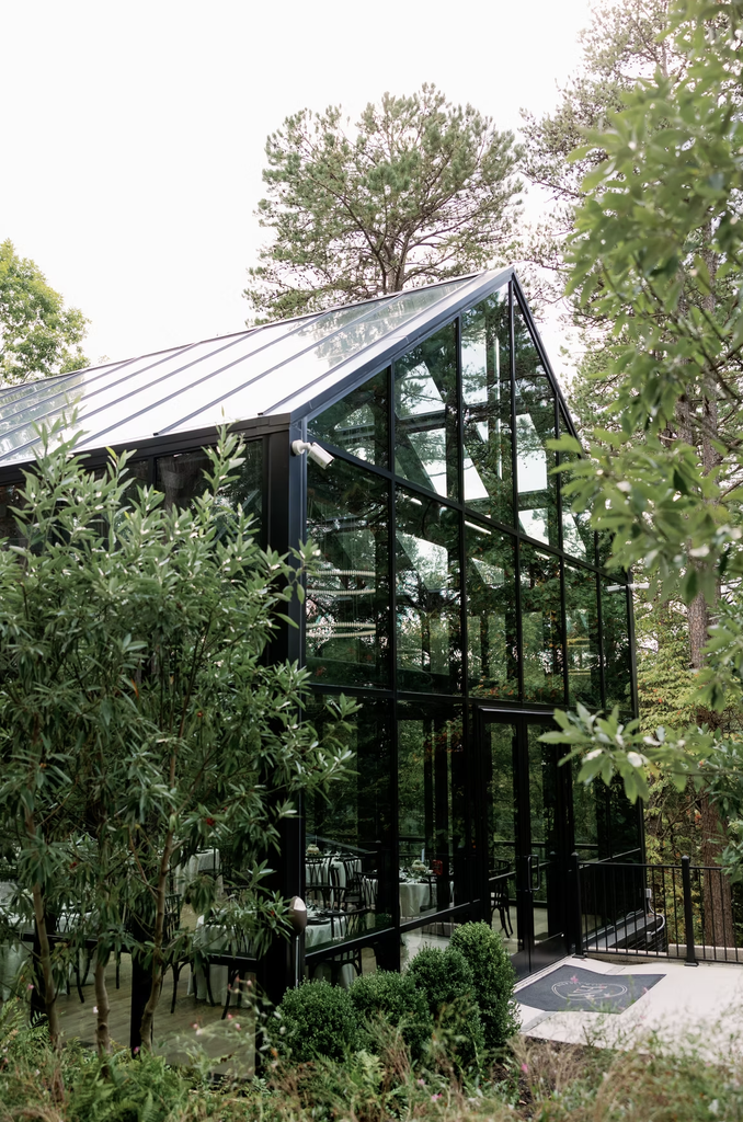 modern glass inspired venue