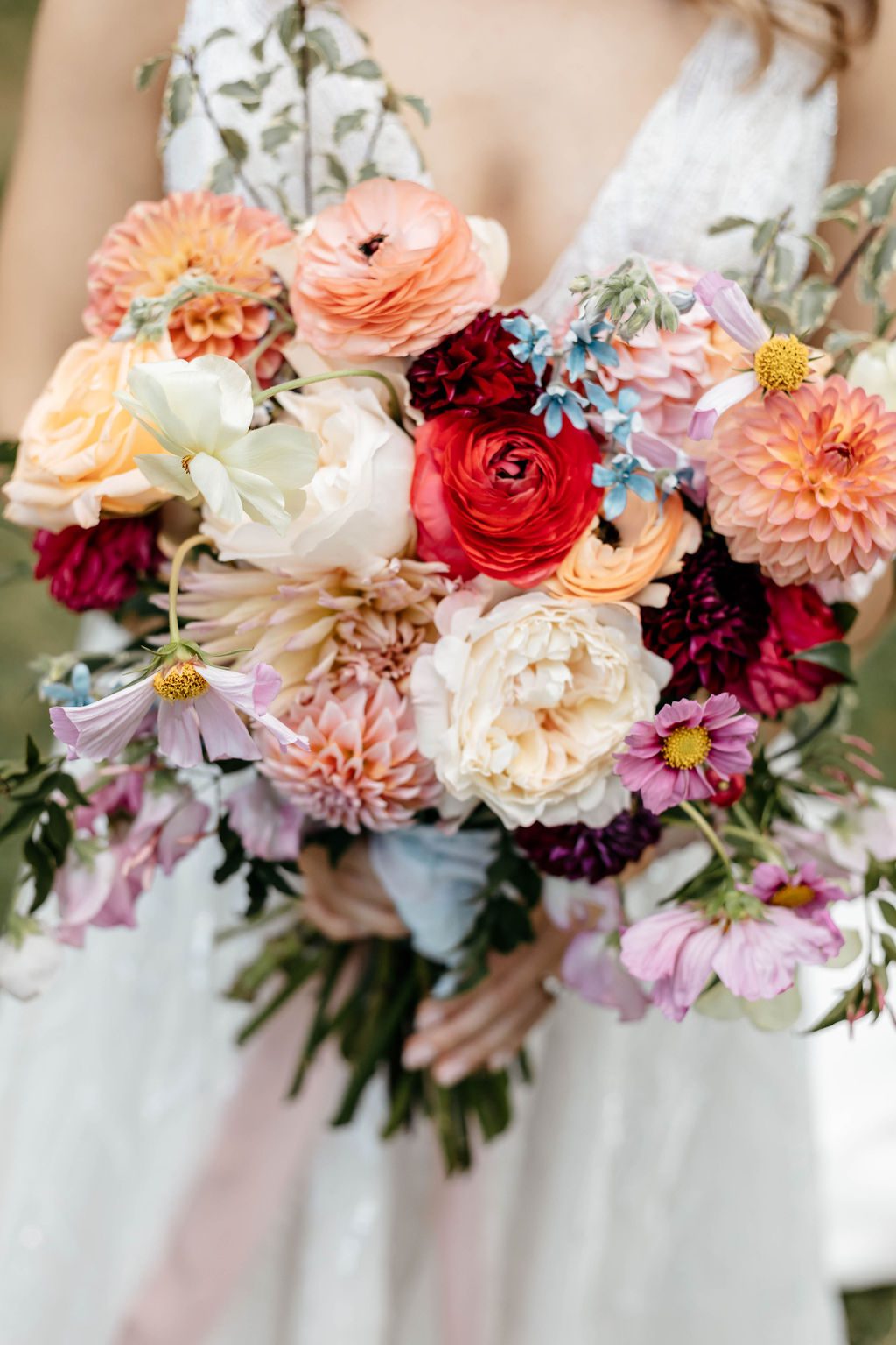 Bridal bouquet details